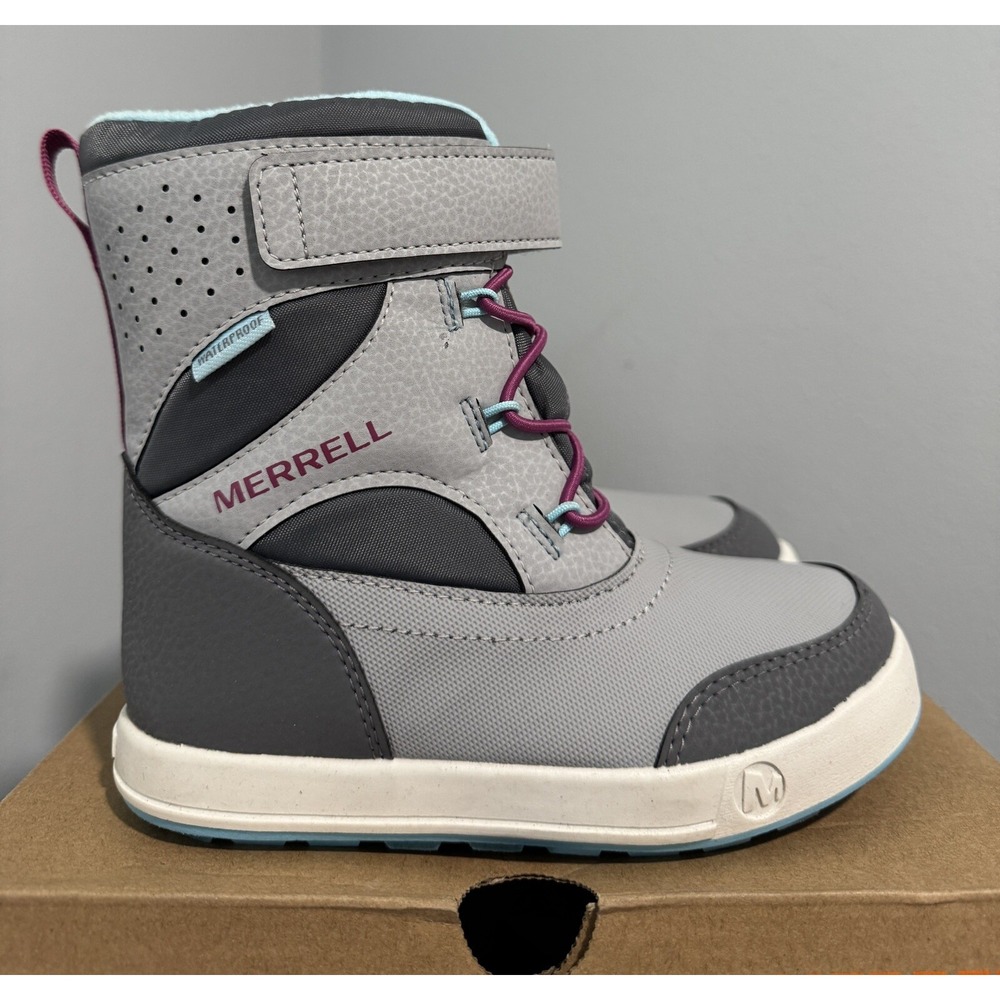 Kids Merrell Snow Storm 3.0 Waterproof Winter Snow Boots Size 11 M New In Box